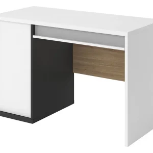 Erbjudandepris Metropolitan Skrivbord 120x56 cm Brun/Vit/Ljusgrå/Svart - Möbler