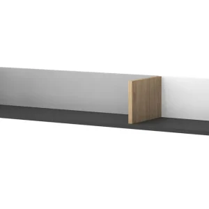 Metropolitan Vägghylla 120x28 cm Brun/Vit/Ljusgrå/Svart - Förvaring Expressleverans