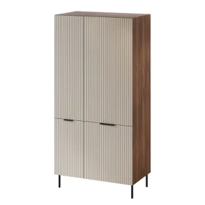 Bästa pris Fiesta Garderob 90x186 cm Brun/Beige - Förvaring