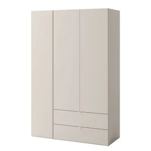 Sigmana Garderob 130x201 cm Brun - Förvaring Nyhet