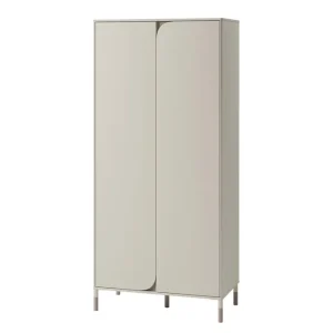 Fri frakt Monfort Garderob 92x201 cm Beige - Förvaring
