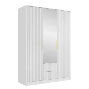 Rea Gudelia Garderob 151x216 cm Vit - Förvaring