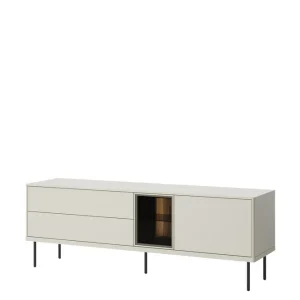 Levisa Tv-bänk 161x41 cm Beige - Möbler Begränsat erbjudande