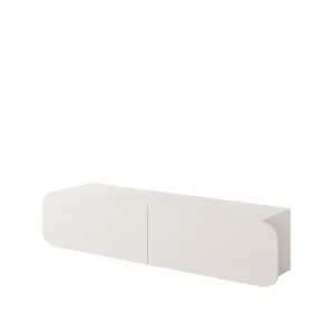 Outlet Duartina Tv-hylla 36x34x160x Beige - Möbler
