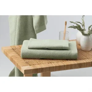 Handduk Enzo 50 x 70 cm Grön - Textil & mattor Premium