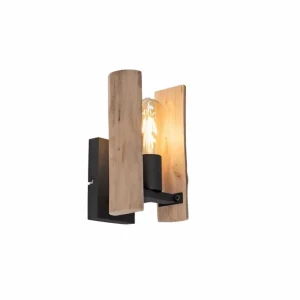 Trygg betalning Vägglampa Log 15x25x17 cm - Belysning