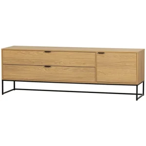 Begränsat antal WOOOD TV-enhet Silas Ek, Ek, 180 cm - Möbler