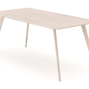 Fri frakt Bark Tyrö Rektangulär Matbord & köksbord 190x90 cm Askträ Whitewash - Möbler