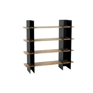 Nara Bokhylla 120 cm Svart - Förvaring Säker betalning