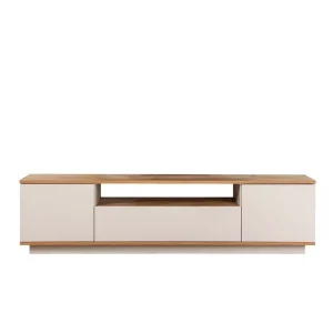 Beställ idag Meni Tv-bänk 180 cm Natur/Gul - Möbler