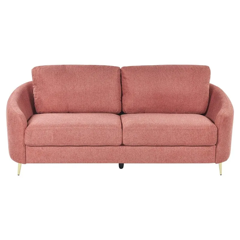 3-sits soffa Trosa Rosa, guld - Möbler Billigare