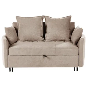 Bäddsoffa Hovin Beige, svart - Möbler Utförsäljning