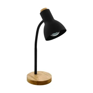Billigare Eglo Bordslampa Eglo Veradal Svart, Brun Svart/Brun - Belysning