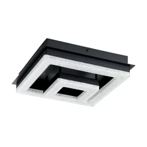 Fri frakt Eglo Taklampa Eglo Fradelo 1 240x240 mm Svart/Grå - Belysning