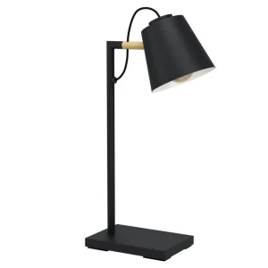 Rabatt Eglo Bordslampa Eglo Lacey Svart - Belysning