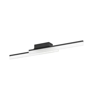 Rea Eglo Vägg-/Taklampa Eglo Palmital Svart Satinerad Silver/Svart - Belysning