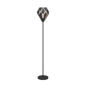 Begränsad tid Eglo Golvlampa Eglo Carlton 1 Svart/Koppar - Belysning