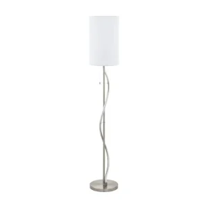 risnedsättning Eglo Golvlampa Eglo Espartal Vit/Mörkgrå - Belysning