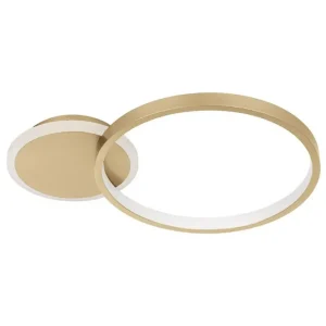Eglo Taklampa Eglo Gafares Rund Guldfärgad/Vit Guld/Vit - Belysning Beställ idag