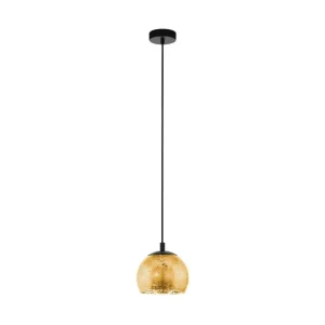 Trygg betalning Eglo Takpendel Eglo Albaraccin 190 mm Guld/Svart - Belysning
