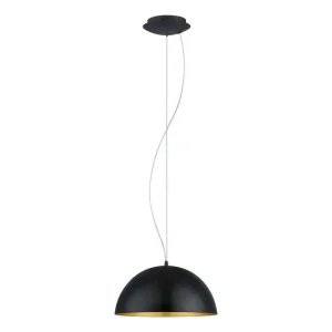 Lägg i varukorgen Eglo Takpendel Eglo Gaetano 1 Ø380 mm Svart/Guld - Belysning