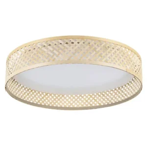 Endast idag Eglo Taklampa Eglo Luppineria Ø380 mm Vit Brun Vit/Brun - Belysning