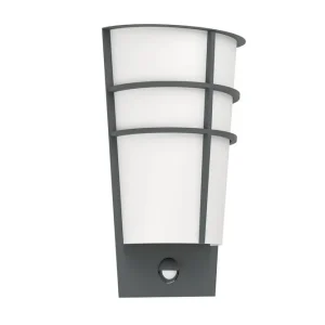 Rea Eglo Vägglampa Utebelysning Eglo Breganzo 1 Antracit/Vit - Belysning