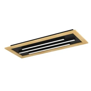 Trygg betalning Eglo Taklampa Eglo Tirrenara 780x305 mm Svart/Brun - Belysning