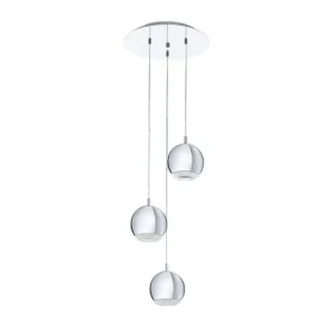 Lågt pris Eglo Takpendel Eglo Conessa med 3 Lampor Krom - Belysning