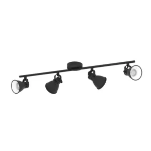 Eglo Spotlight Eglo Seras med 4 Lampor Svart Svart - Belysning Begränsat erbjudande