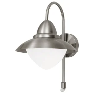Eglo Vägglampa Utebelysning Eglo Sidney med Sensor Vit - Belysning Sänkt pris