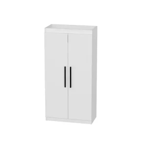 Akser Garderob 90x180 cm Vit - Förvaring Beställ idag