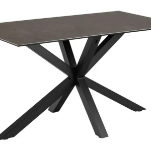 Ganesh Matbord 80 cm Rektangulär Svart - Möbler Expressleverans
