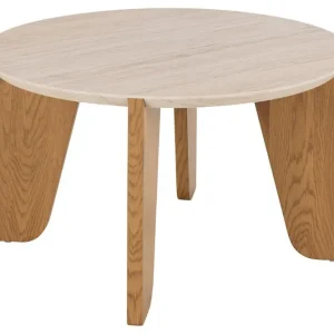 Alkha Soffbord 80 cm Beige - Möbler Erbjudande