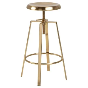 Extra rabatt Anaji Barstol 87 cm Guld - Möbler