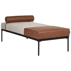 Snabb frakt Naklund Schäslong 172 cm Brun/Beige/Svart - Möbler