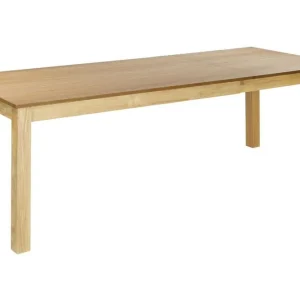 Sista chansen JOLIETTE Matbord Förlängningsbart 160-240x90 cm Ljusbrun - Möbler