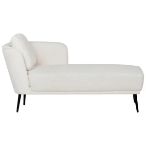 Endast denna vecka Uklund Schäslong 148 cm Vänster Svart/Vit - Möbler