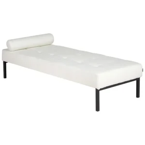 Hagerso Schäslong 178 cm Svart/Vit - Möbler Lägg i varukorgen