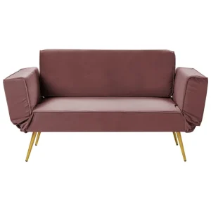 Expressleverans Touya Bäddsoffa 2-sits Guld/Rosa - Möbler
