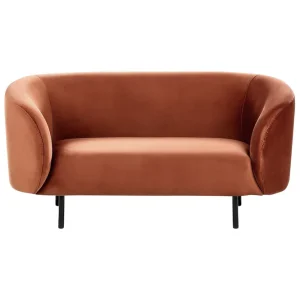 Endast idag Tuka Soffa 2-sits Svart/Orange - Möbler