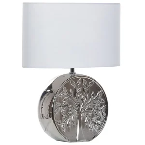 Reapris Lenkher Bordslampa 48 cm E27 Silver/Vit - Belysning