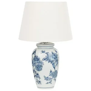 Virhal Bordslampa 54 cm E27 Vit/Blå - Belysning Trygg betalning