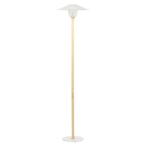 Imbros Golvlampa 153 cm Ljus trä/Vit - Belysning Köp nu
