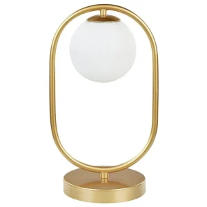 Billig Aspronisi Bordslampa 35 cm G9 Guld - Belysning