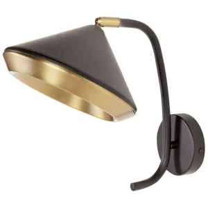 Methana Vägglampa G9 Svart/Mässing - Belysning Fynd