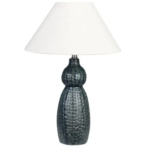 Kastellorizo Bordslampa 60 cm E27 Mörkblå/Vit - Belysning Nedsatt pris