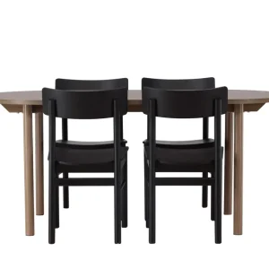 Begränsat antal Andy Matgrupp 180 cm Oval med 4 Montros stolar - Möbler