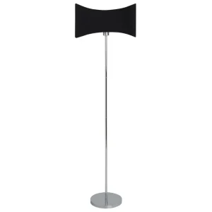 Outlet Sancalvo Golvlampa 153 cm Silver/Svart - Belysning