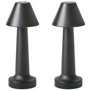Nyhet Adasi LED Bordslampa 2 st 24 cm Svart - Belysning